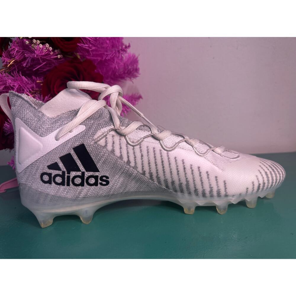 Adidas Freak‎ Spark 21 Football Cleats White Black Silver Men’s Size 16 | G60001